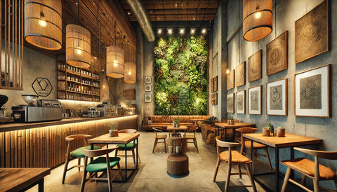 Inside the cafe