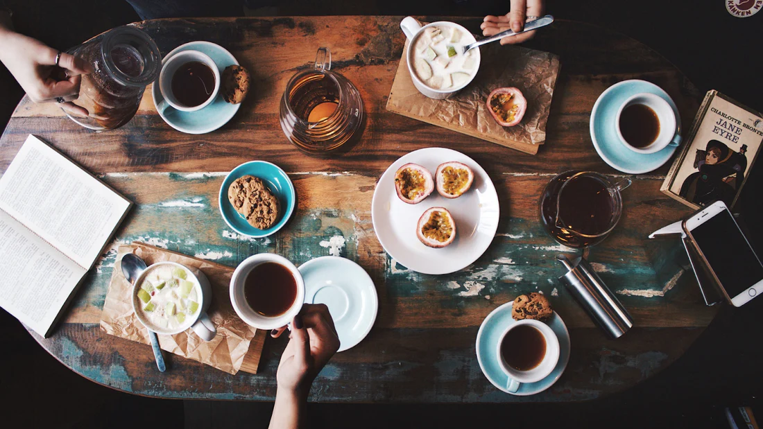 Coffee and food